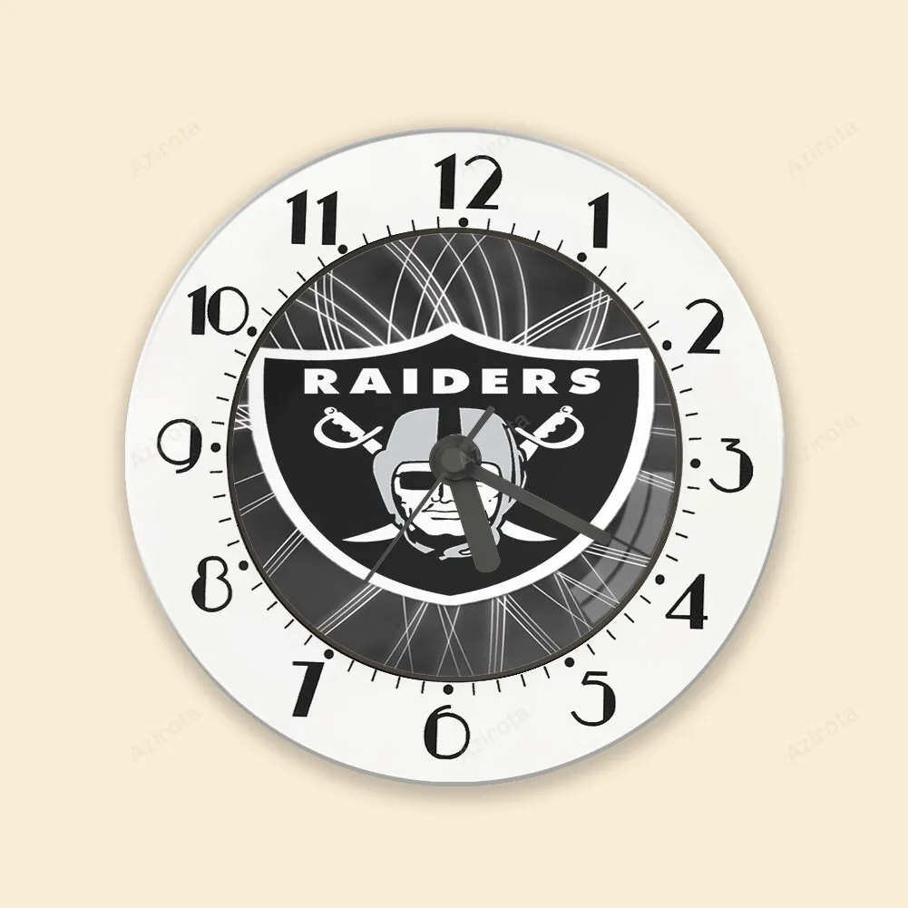 Las Vegas Raiders Logo Art6 Alarm Clock