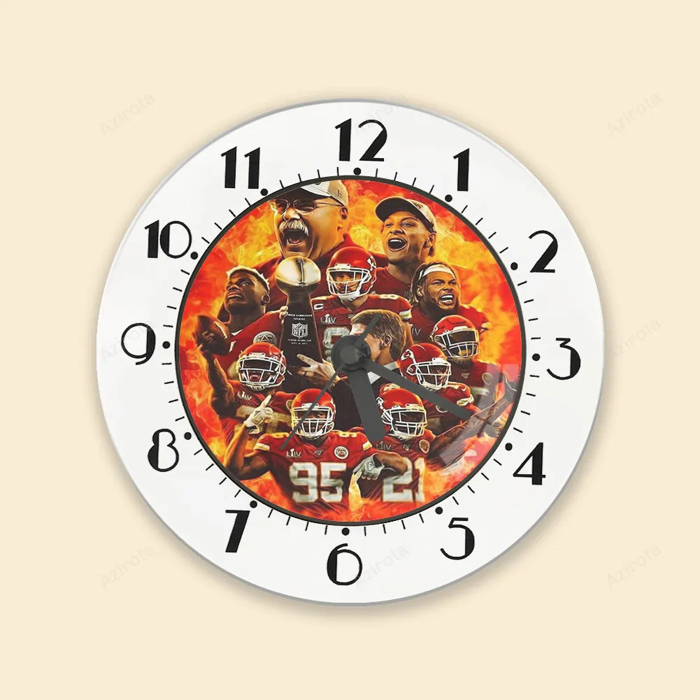 Kansas City Chiefs Fire Team Alarm Clock