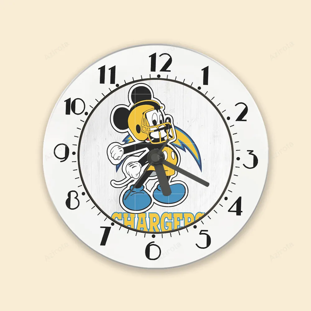 Los Angeles Chargers Mickey v46 Alarm Clock
