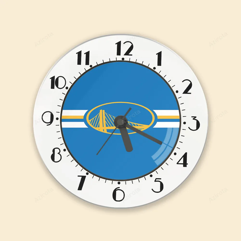 Golden State Warriors Emblem Texture15 Alarm Clock