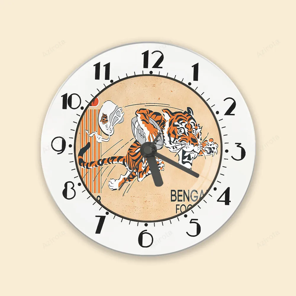 Cincinnati Bengals Emblem 1968 Alarm Clock