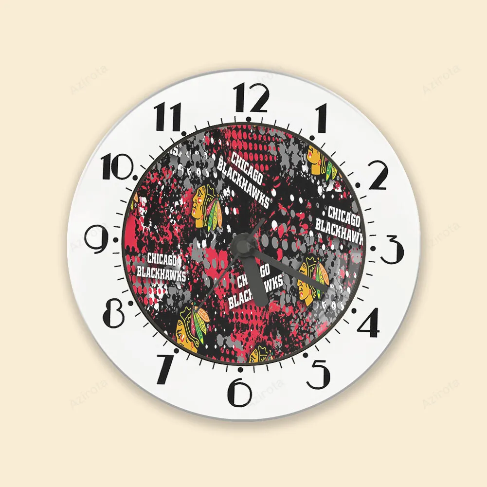 Chicago Blackhawks Symbol5 Alarm Clock Alarm Clock