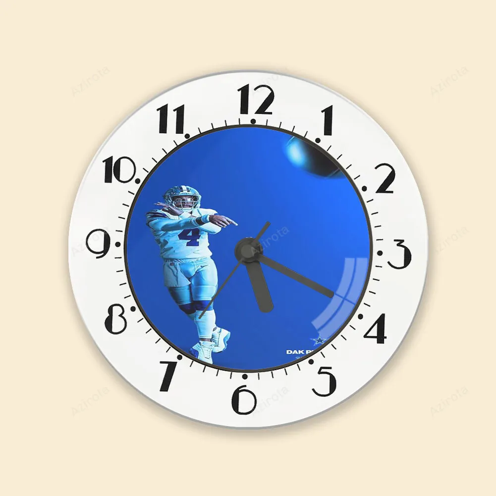 Dallas Cowboys Dak PreScott1 Alarm Clock