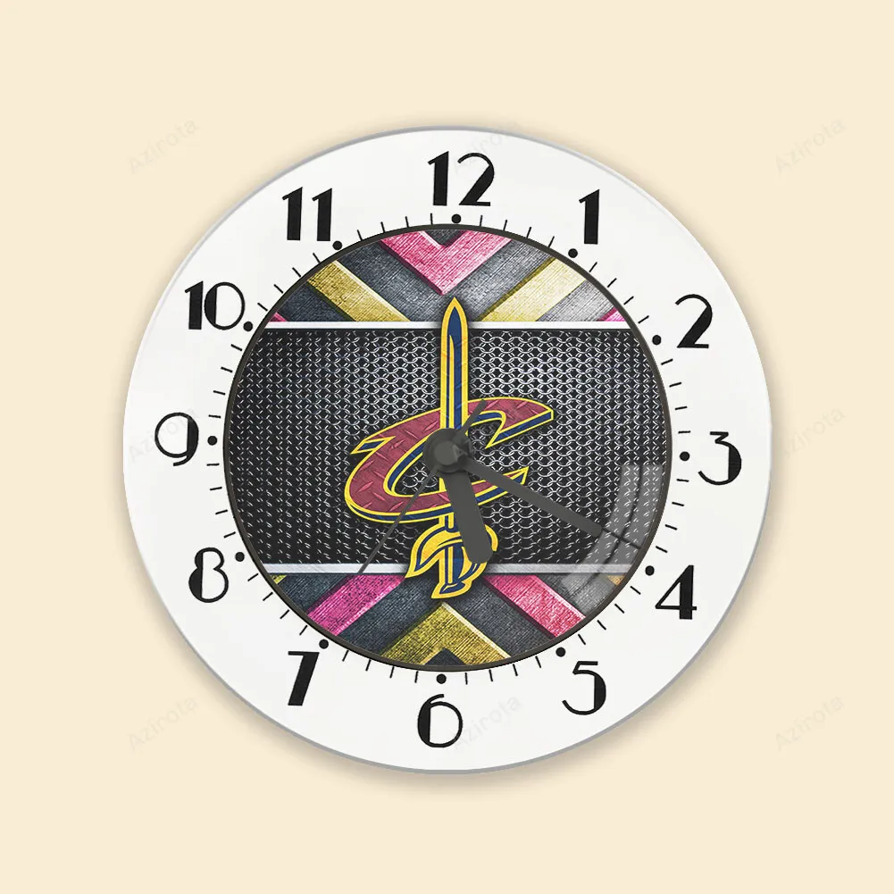 Cleveland Cavaliers Logo Metal3 Alarm Clock