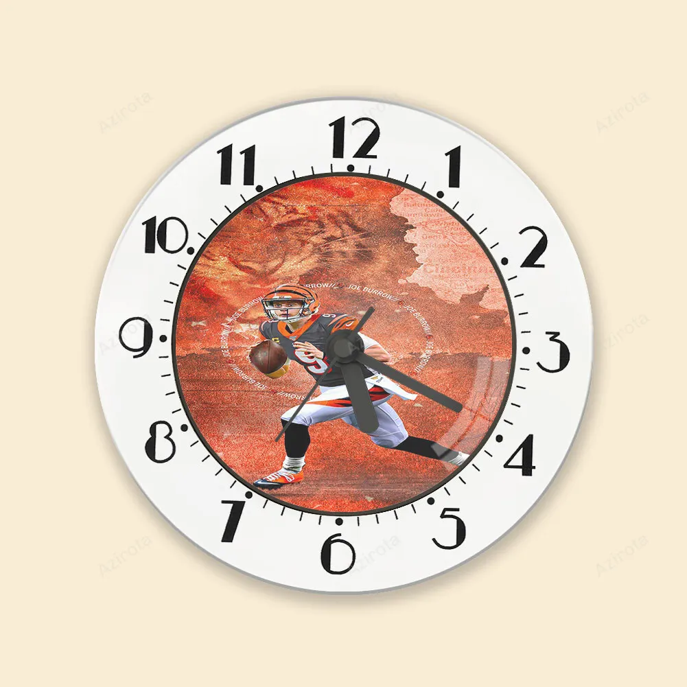 Cincinnati Bengals Joe Burrow 9 Alarm Clock
