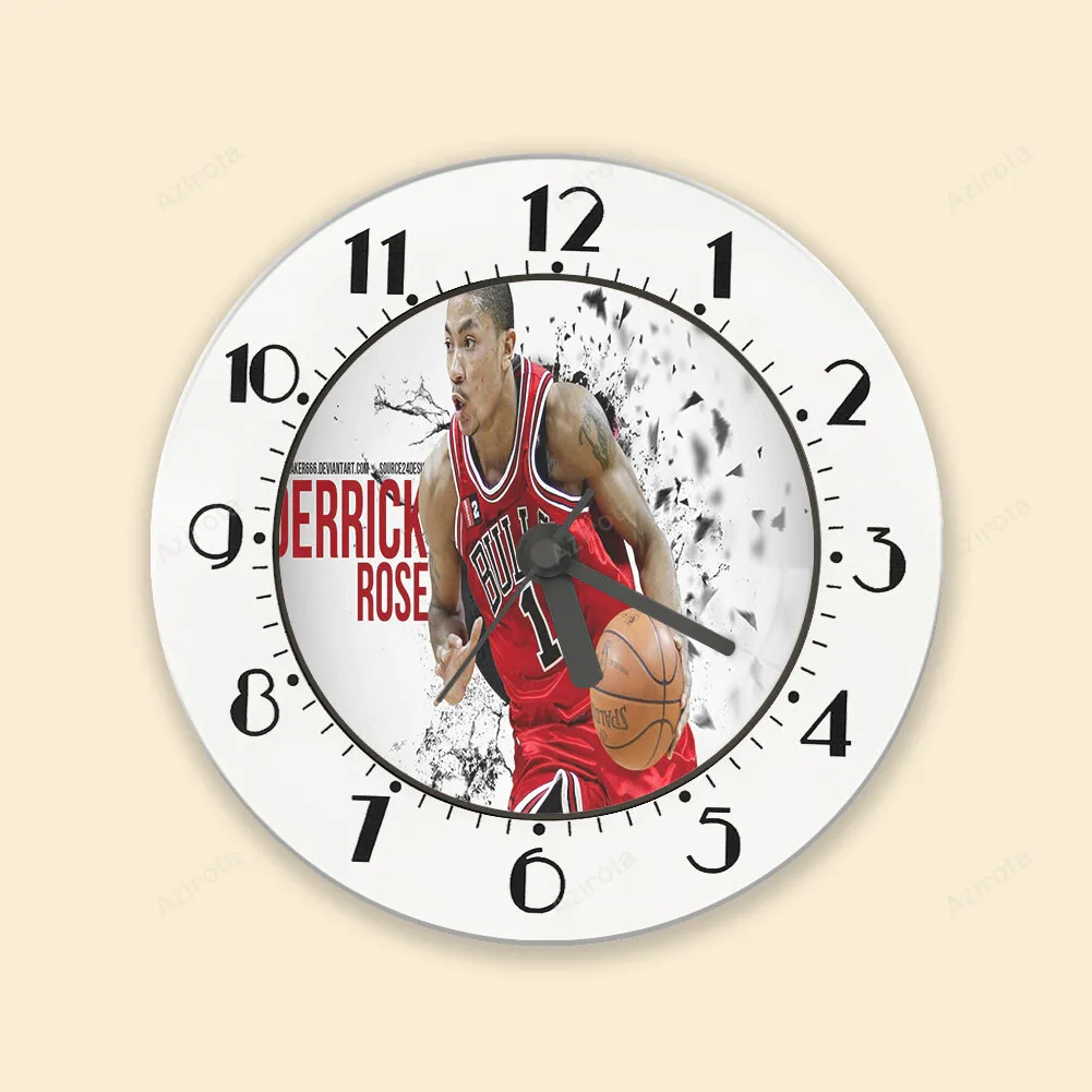 Chicago Bulls 01 Derrick Rose d5 Alarm Clock