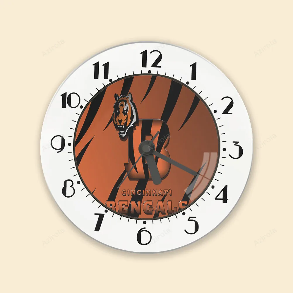 Cincinnati Bengals Emblem v3 Alarm Clock