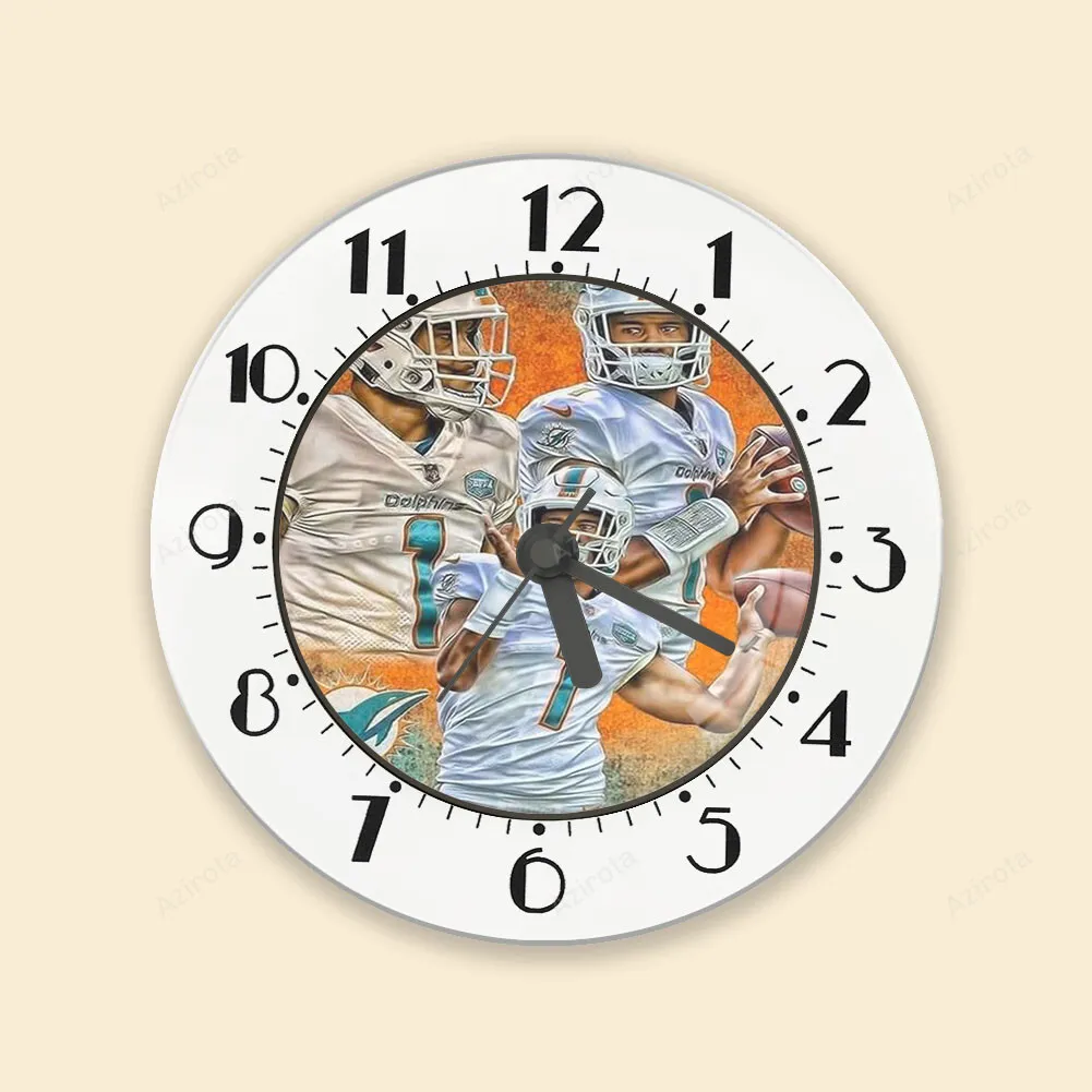 Miami Dolphins Tua Tagovailoa7 Alarm Clock