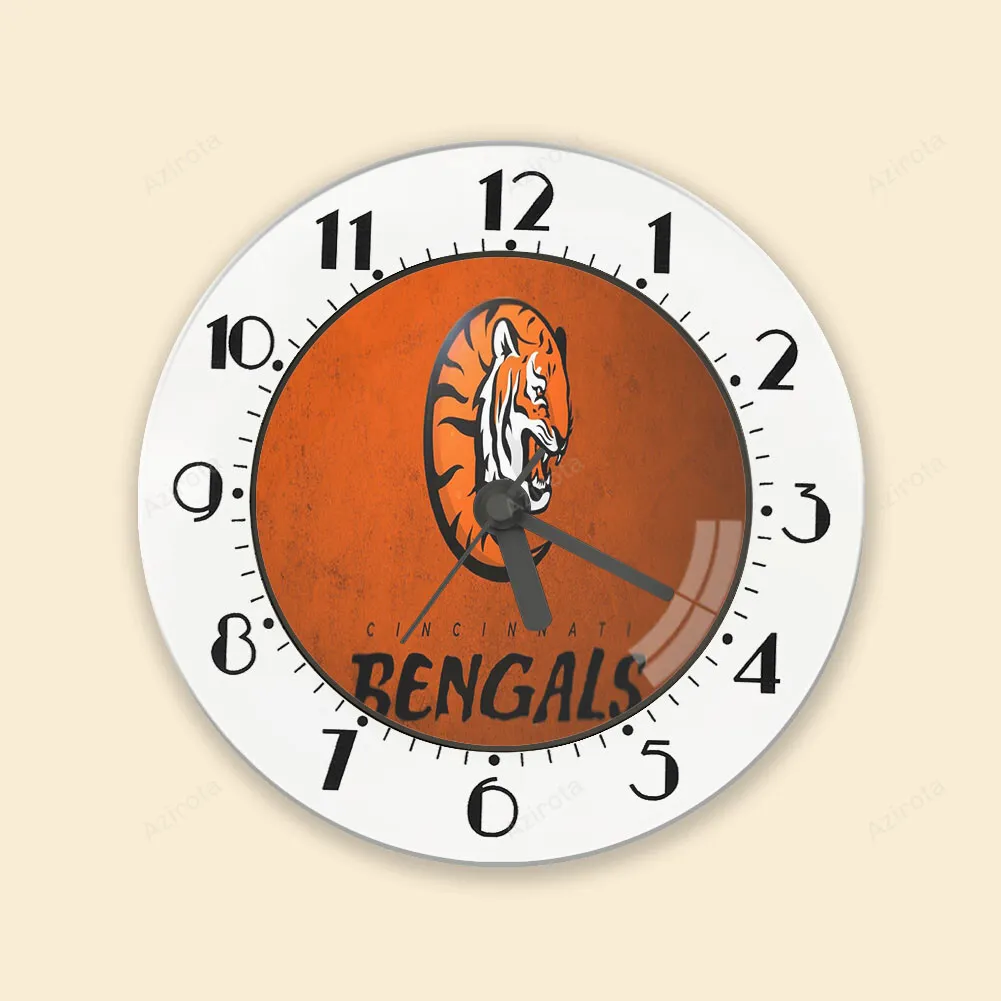 Cincinnati Bengals Emblem v4 Alarm Clock