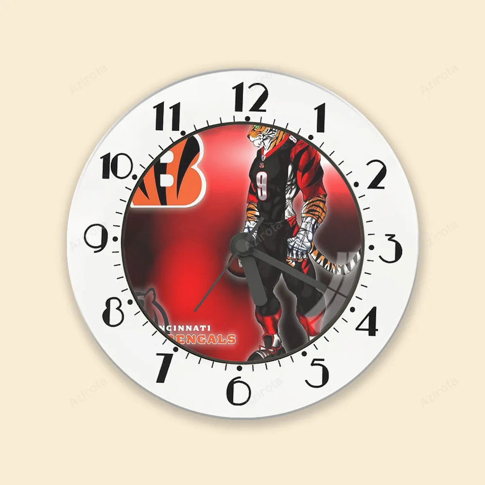 Cincinnati Bengals Emblem Tiger Alarm Clock