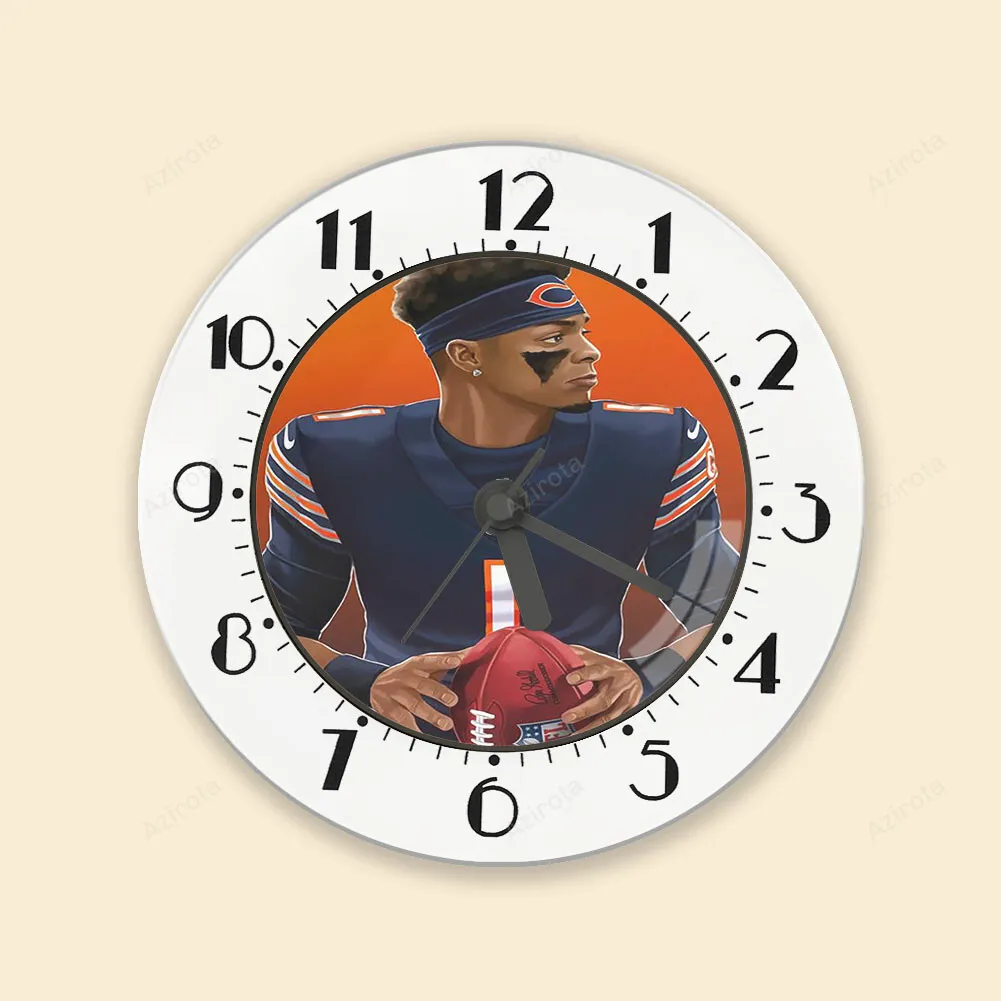 Chicago Bears Justin Fields2 Alarm Clock