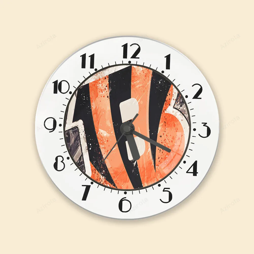 Cincinnati Bengals Emblem v1 Alarm Clock