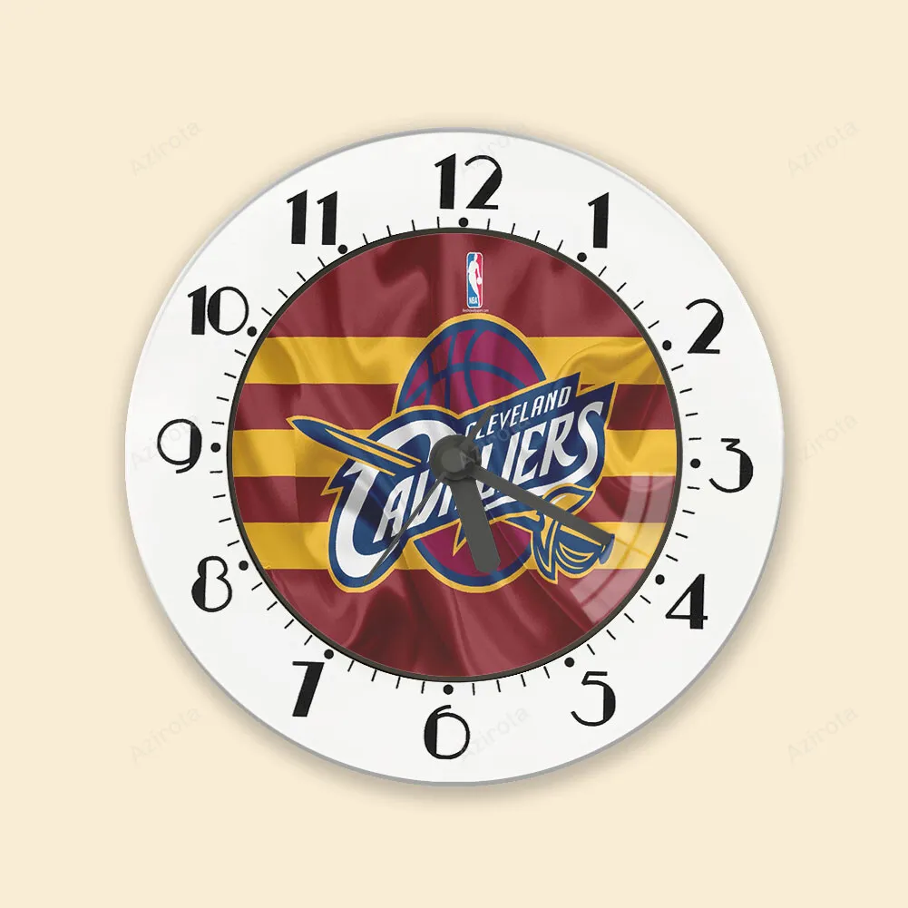 Cleveland Cavaliers Silk Flag Alarm Clock