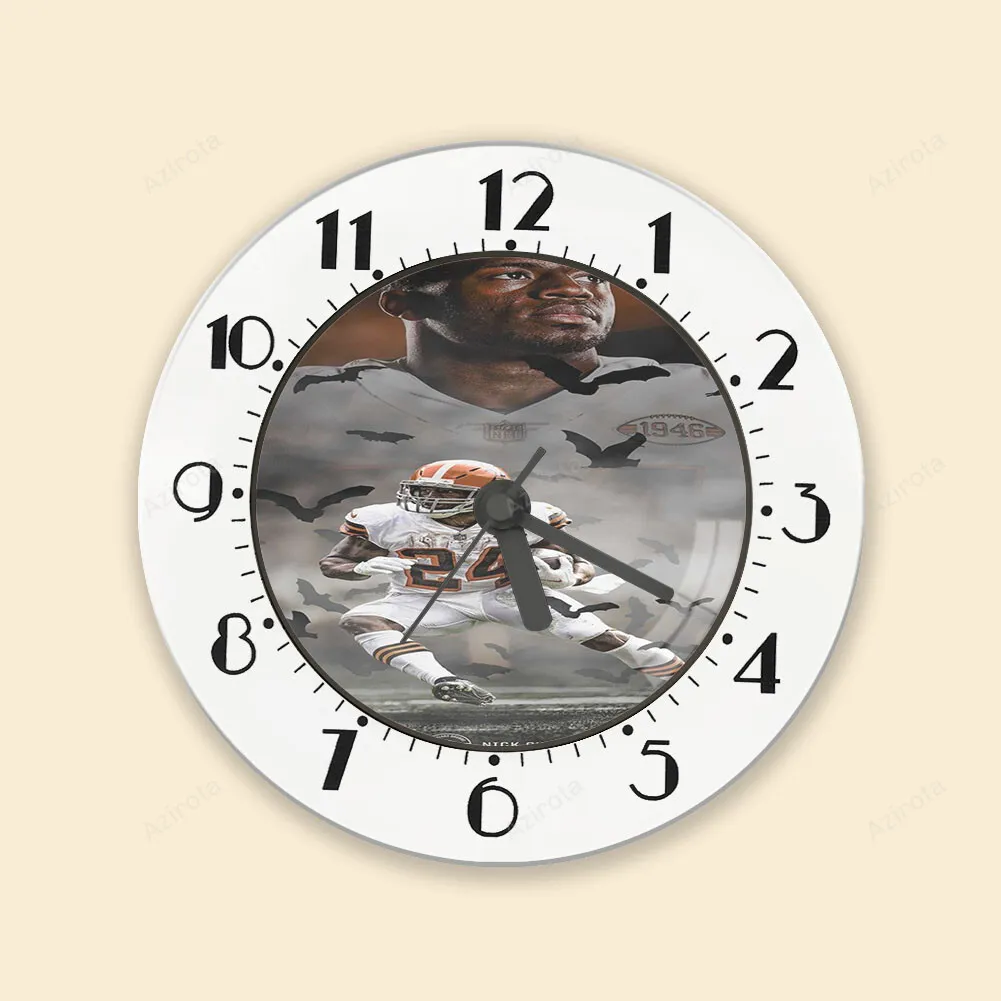Cleveland Browns Nick Chubb1 Alarm Clock