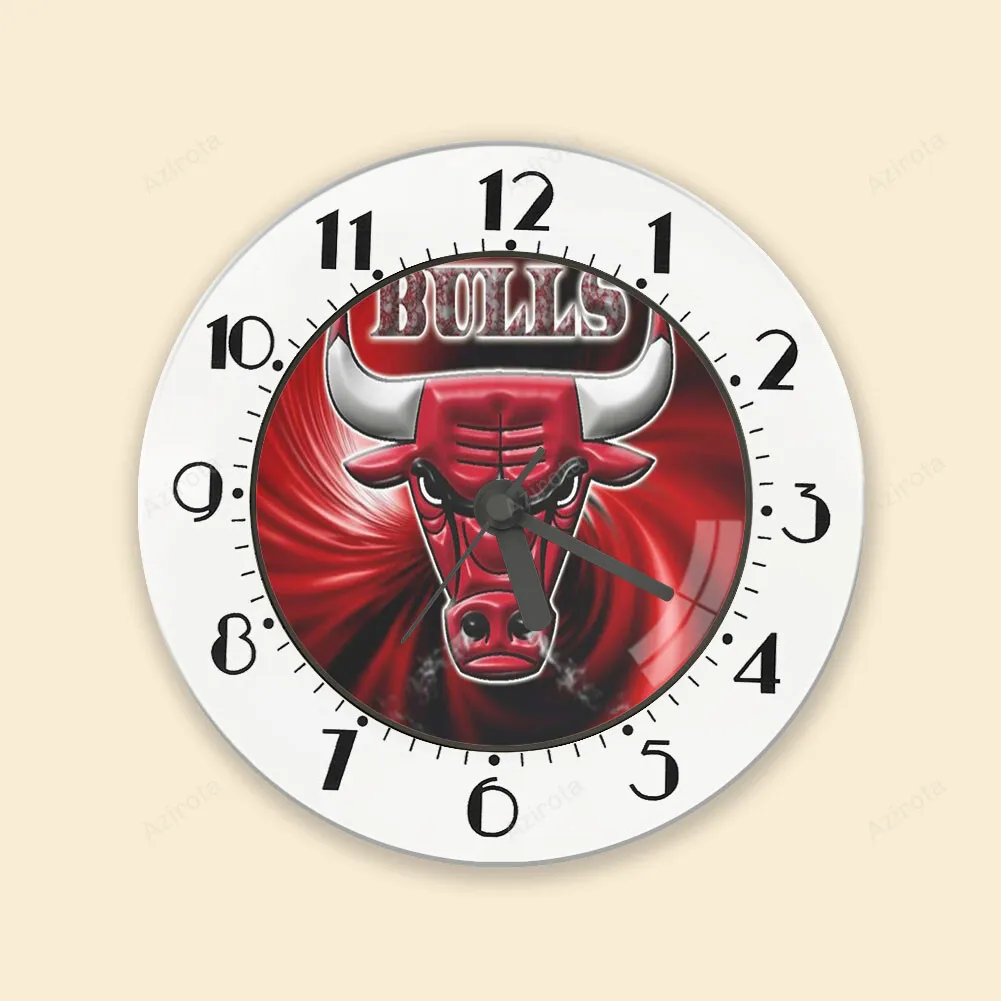 Chicago Bulls Emblem v33 Alarm Clock