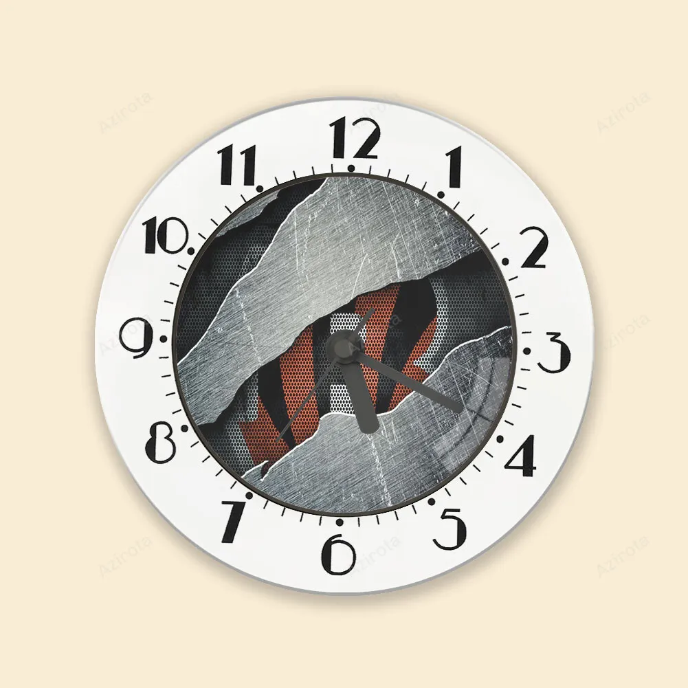 Cincinnati Bengals Metal Alarm Clock