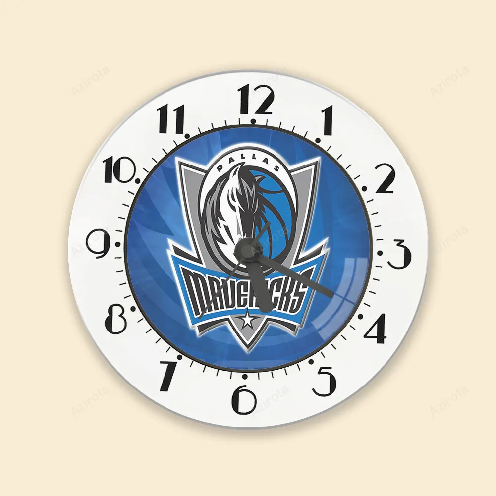 Dallas Mavericks Logo Art 10 Alarm Clock