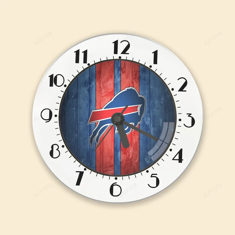 Buffalo Bills Logo v1 Alarm Clock