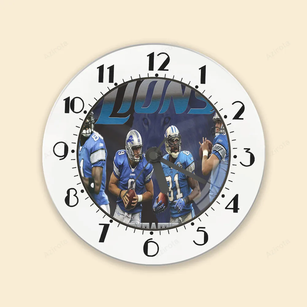 Detroit Lions Team v2 Alarm Clock
