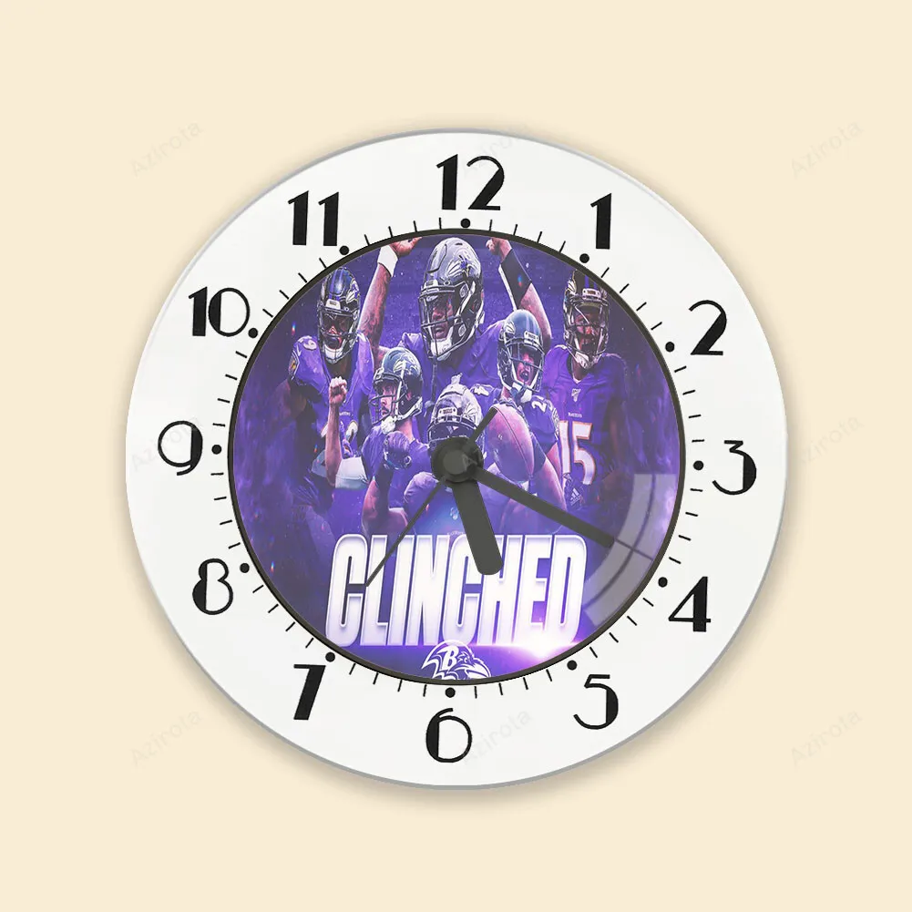 Baltimore Ravens Team11 Alarm Clock