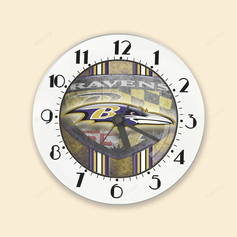 Baltimore Ravens Logo15 Alarm Clock