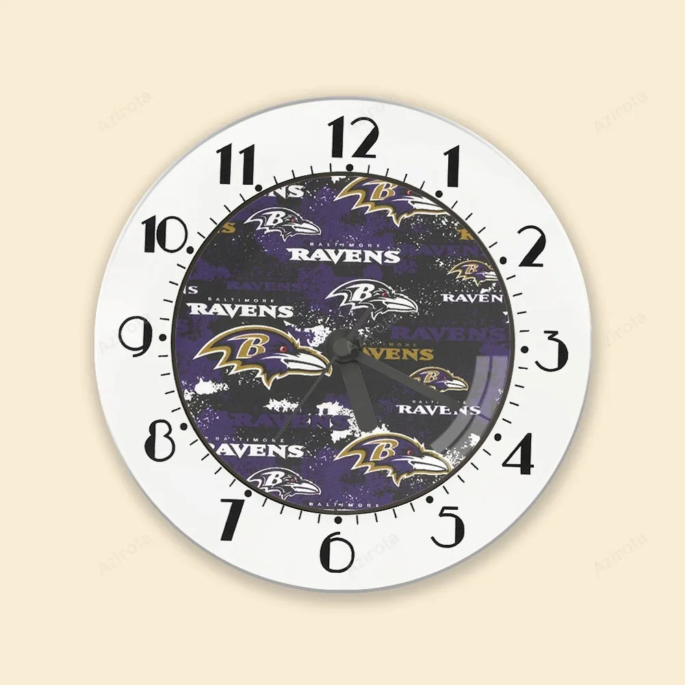 Baltimore Ravens Logo9 Alarm Clock