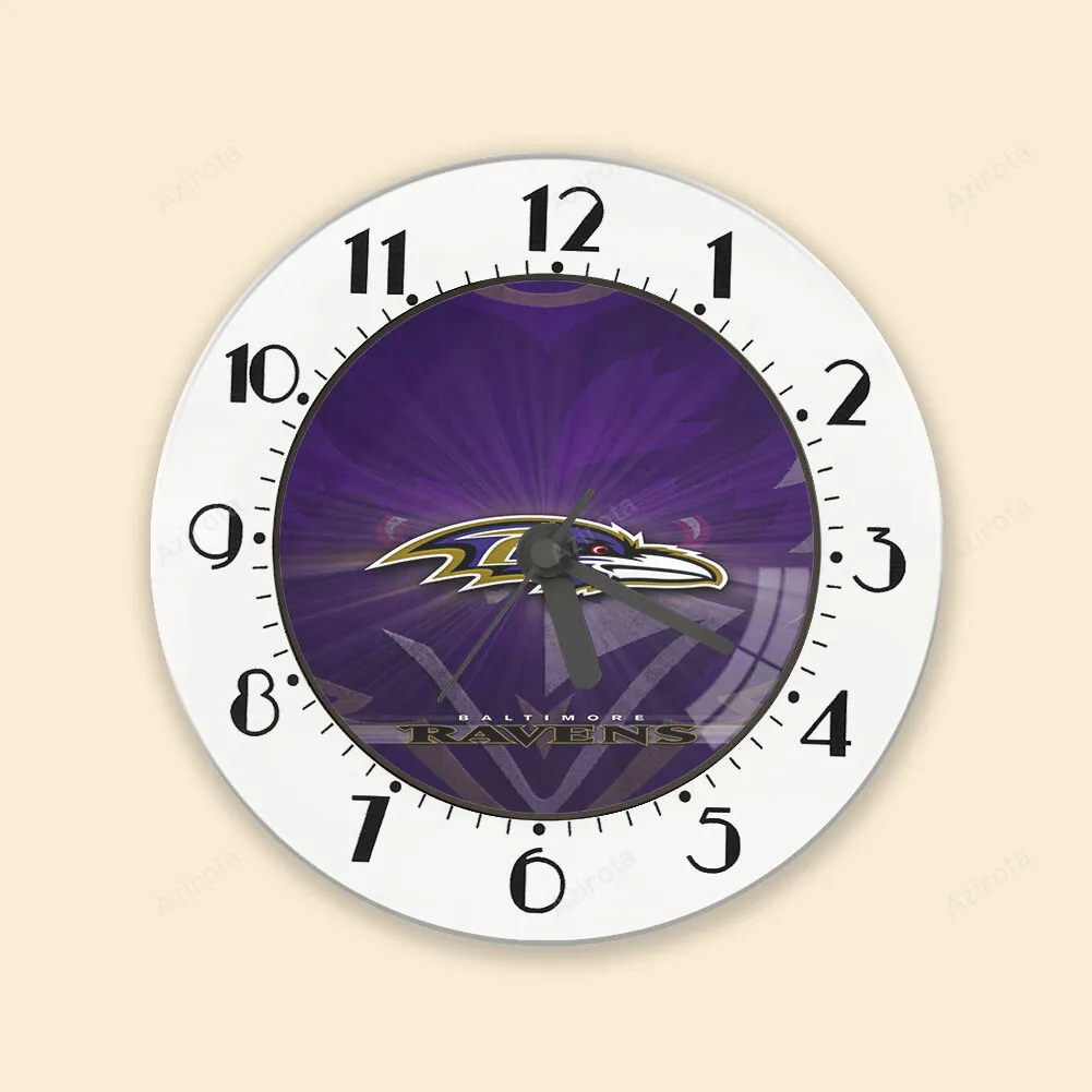 Baltimore Ravens Logo11 Alarm Clock