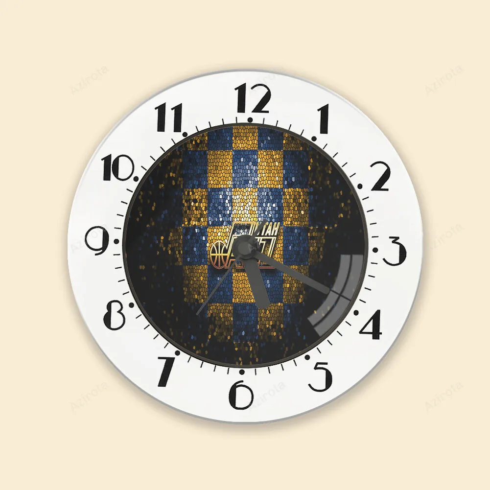 Utah Jazz Emblem v2 Alarm Clock