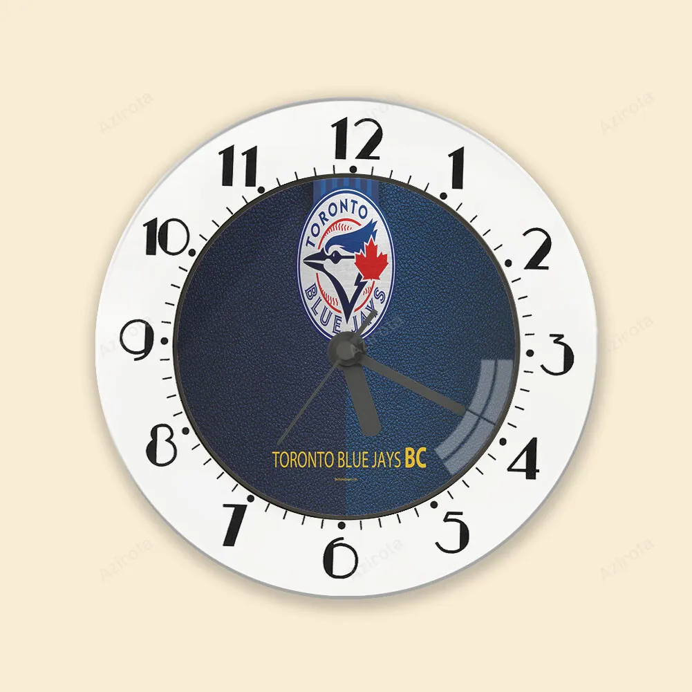 Toronto Blue Jays Russell Bird Blue Leather Alarm Clock
