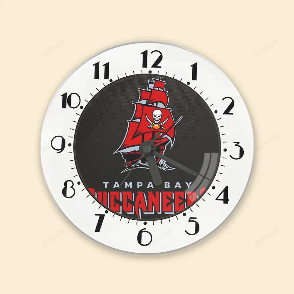 Tampa Bay Buccaneers Emblem v8 Alarm Clock
