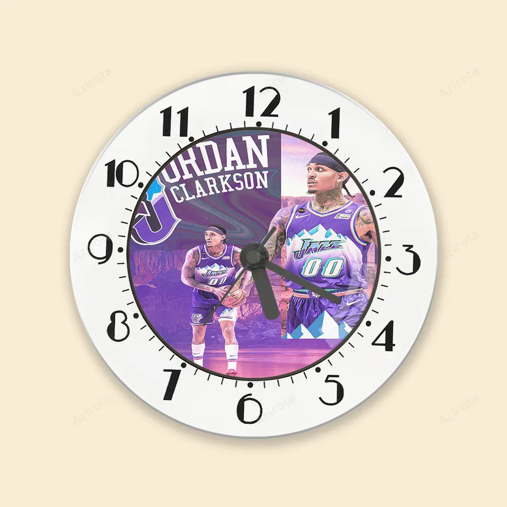 Utah Jazz 00 Jordan Clarkson v38 Alarm Clock