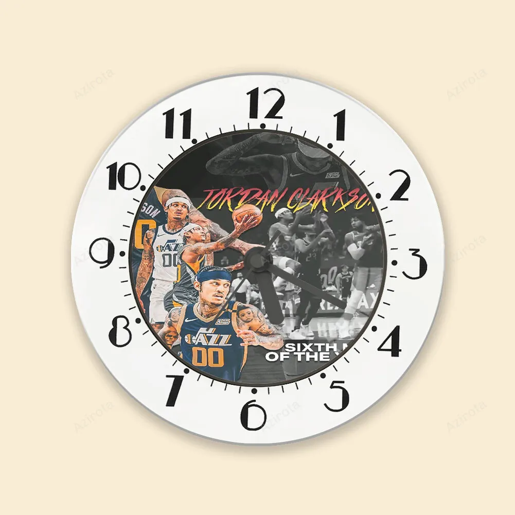 Utah Jazz 00 Jordan Clarkson v31 Alarm Clock