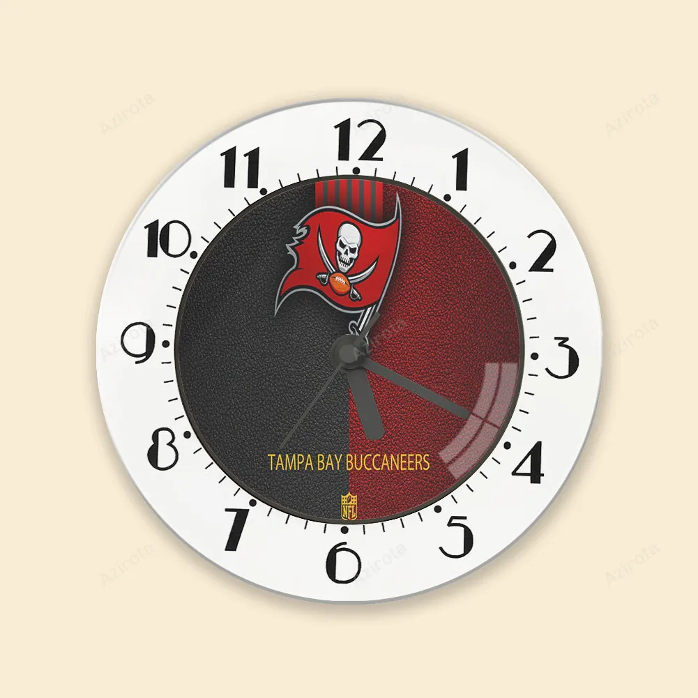 Tampa Bay Buccaneers Emblem v7 Alarm Clock