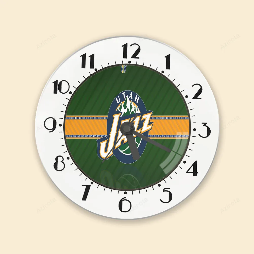 Utah Jazz Emblem v45 Alarm Clock