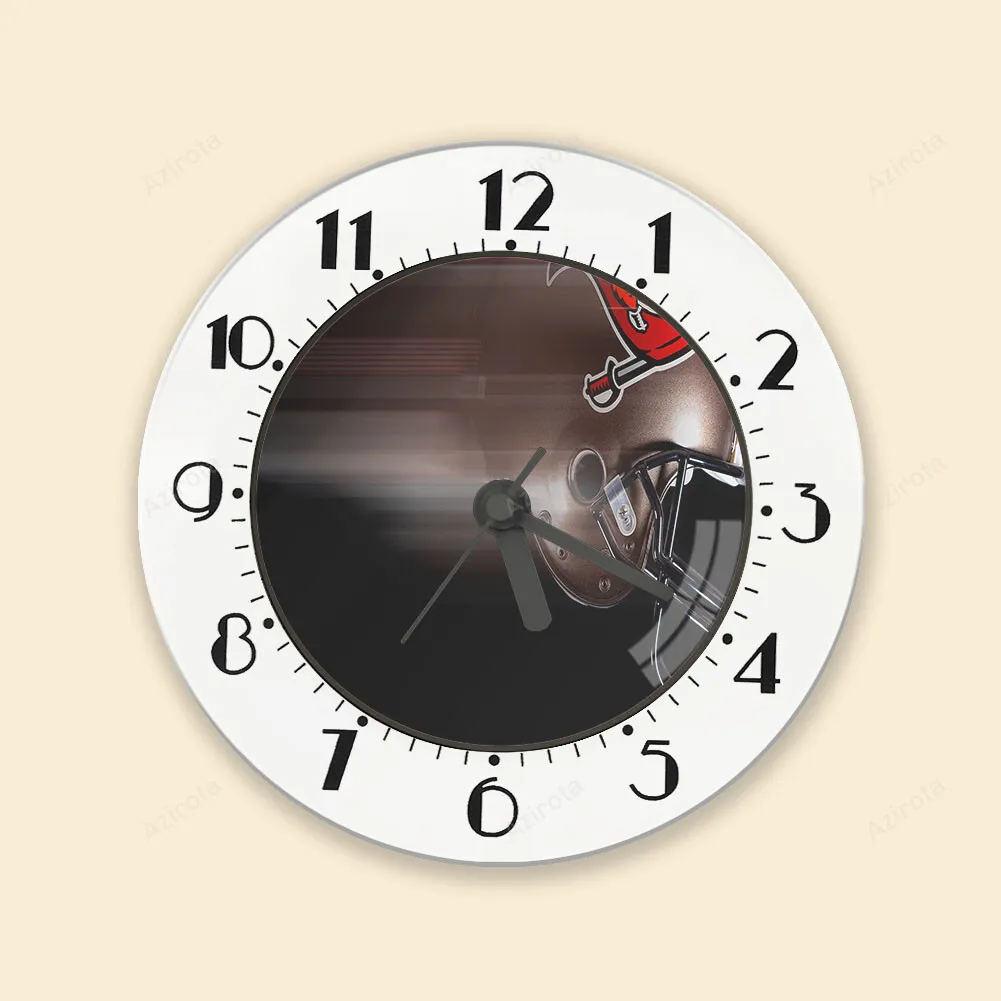 Tampa Bay Buccaneers Helmet v27 Alarm Clock