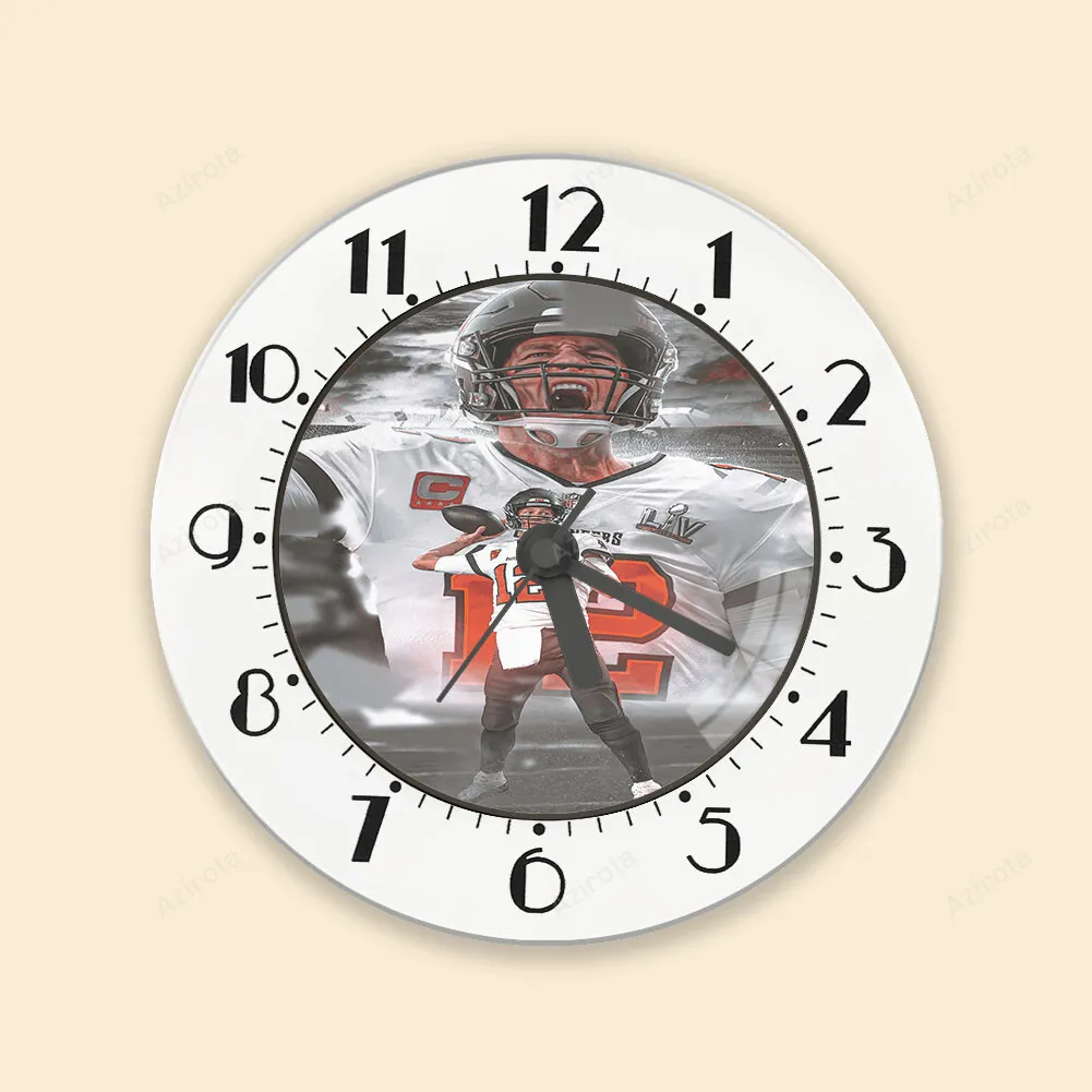 Tampa Bay Buccaneers 12 Tom Brady v45 Alarm Clock