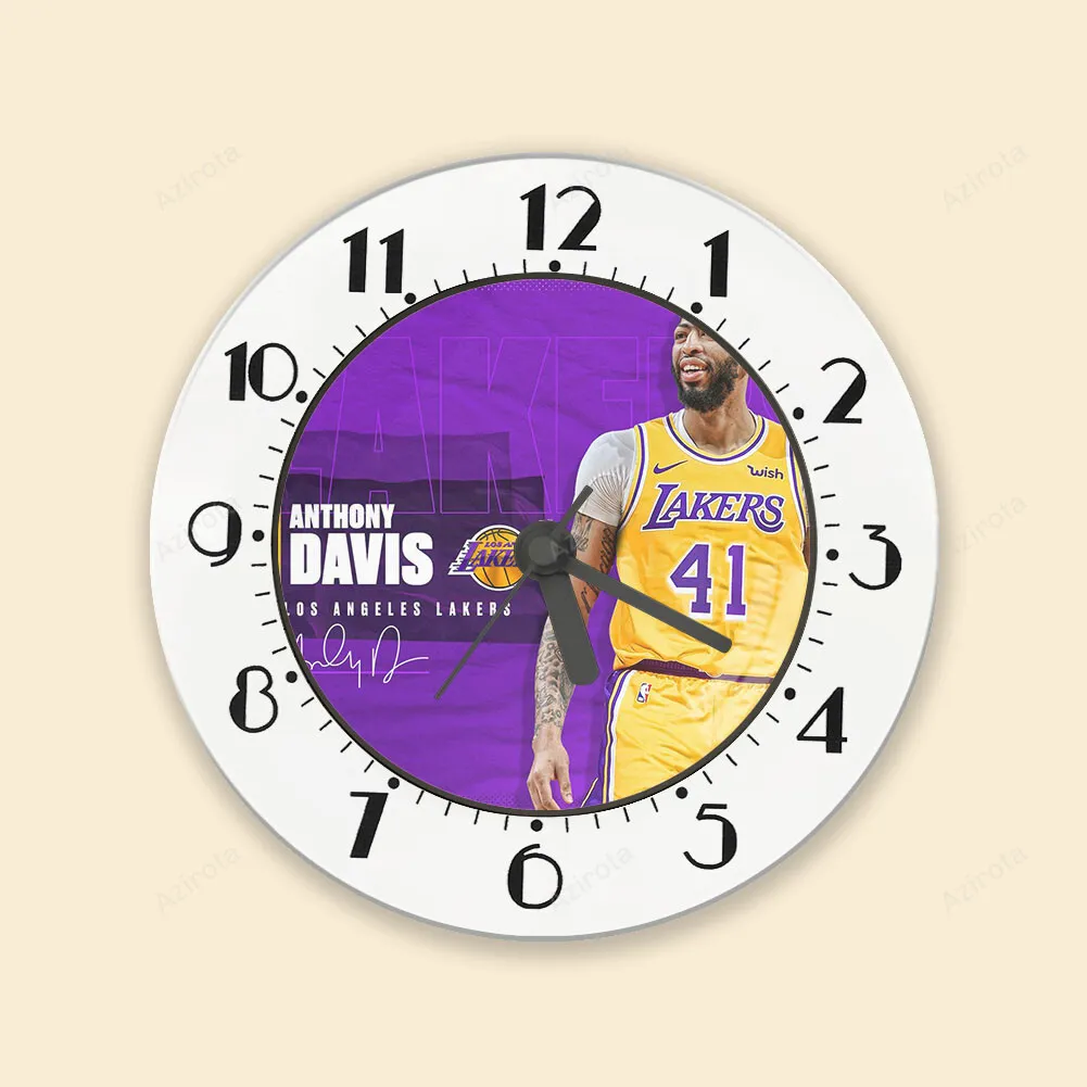 Los Angeles Lakers 03 Anthony Davis a4 Alarm Clock