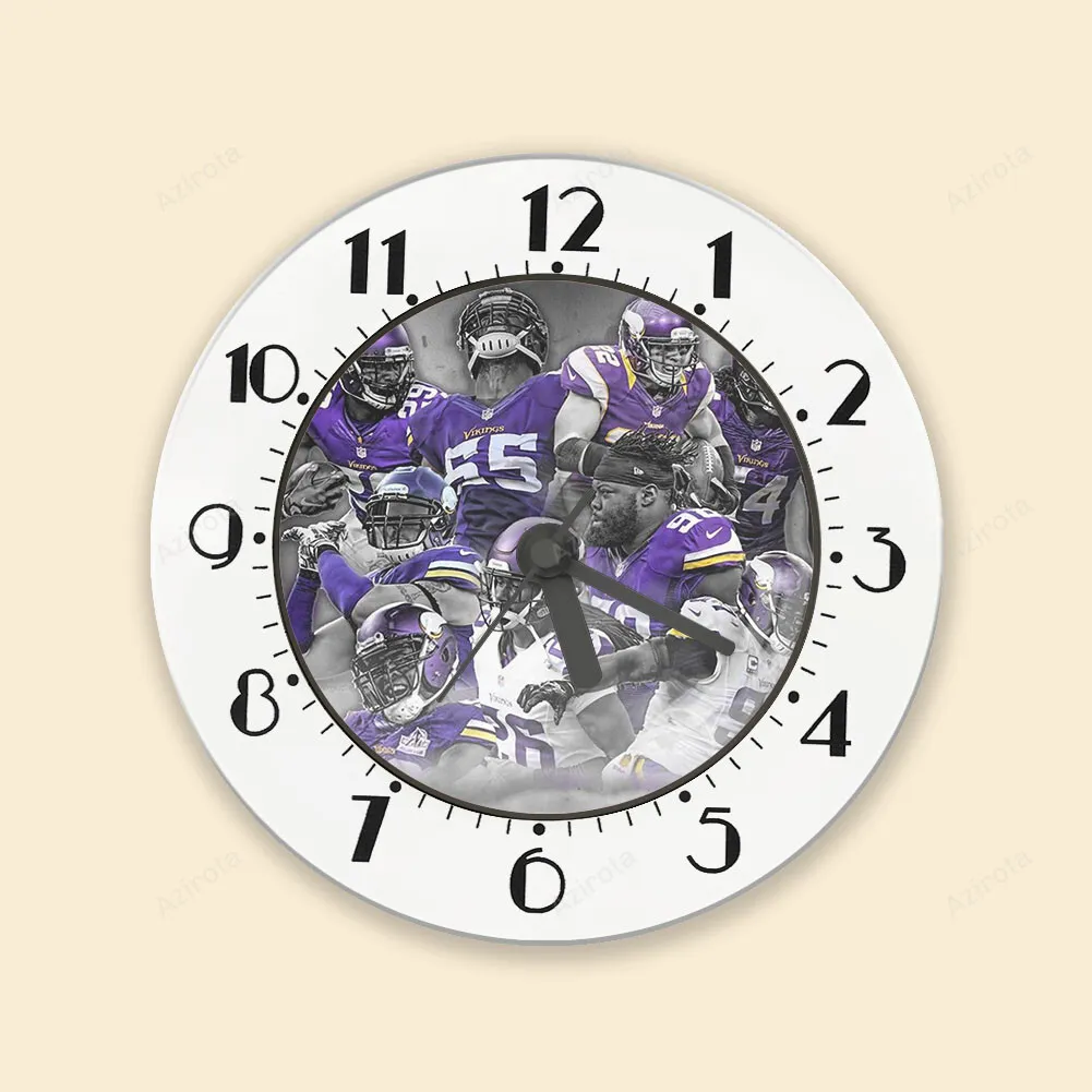 Minnesota Vikings Team v3 Alarm Clock