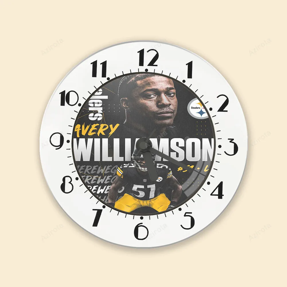 Pittsburgh Steelers Avery Williamson no51 Alarm Clock