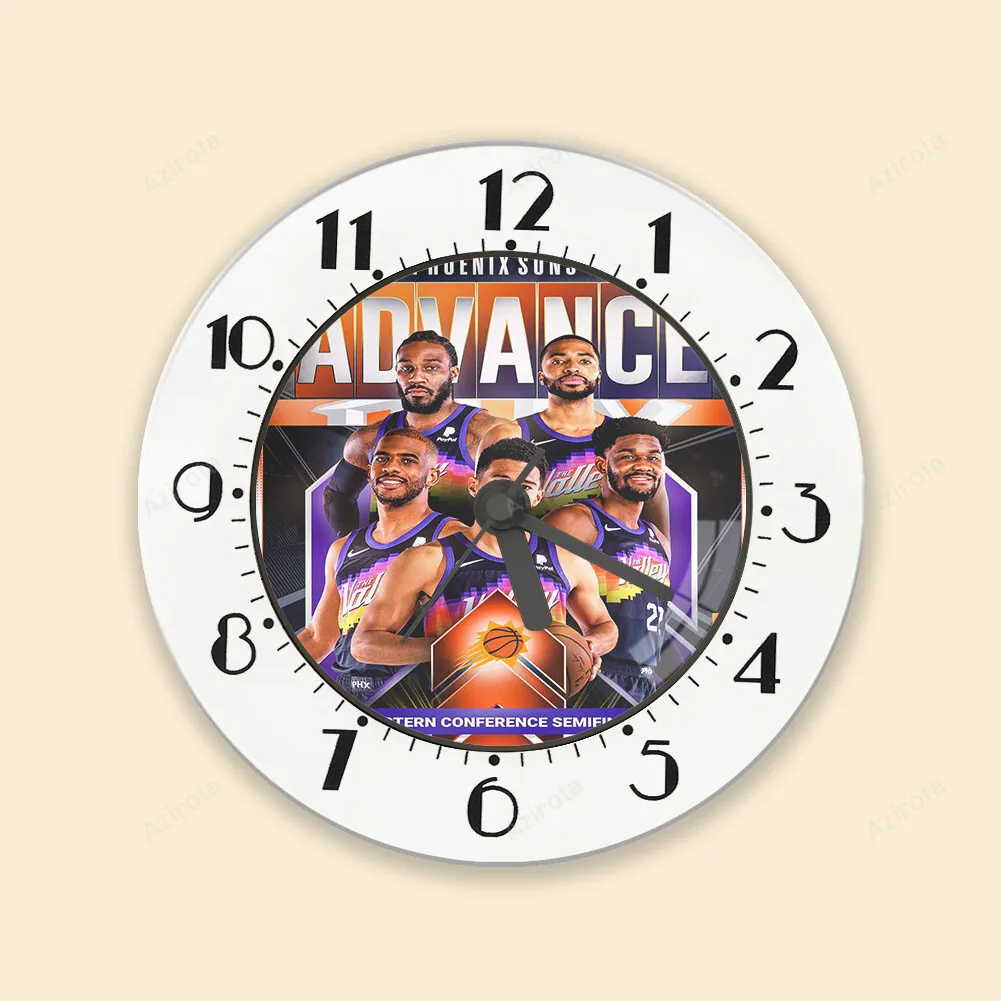 Phoenix Suns Team v8 Alarm Clock