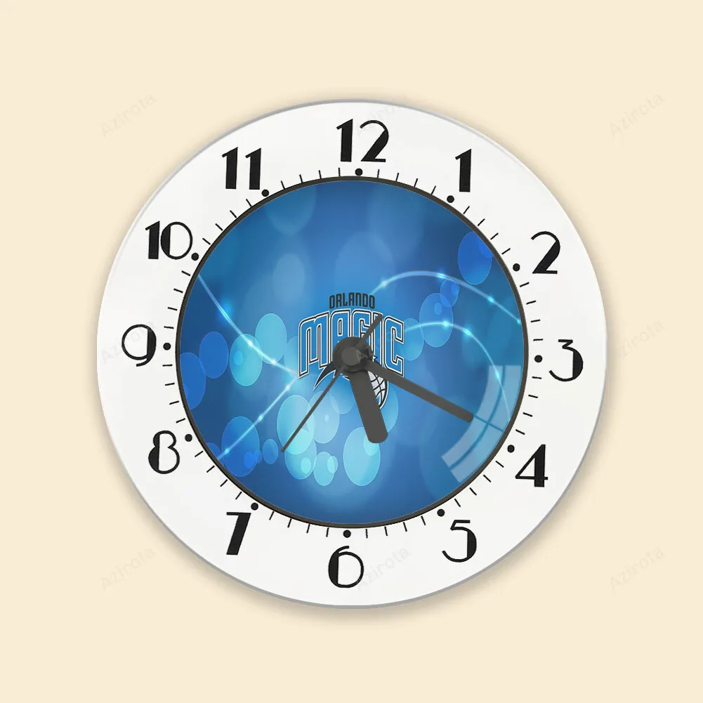 Orlando Magic Bubbles Blue Alarm Clock