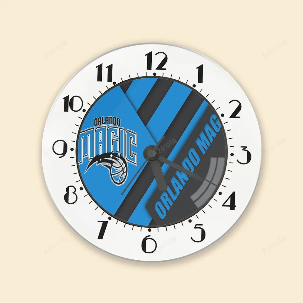 Orlando Magic Blue Black Alarm Clock