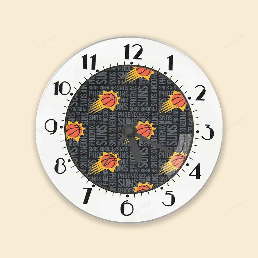 Phoenix Suns Emblem v6 Alarm Clock