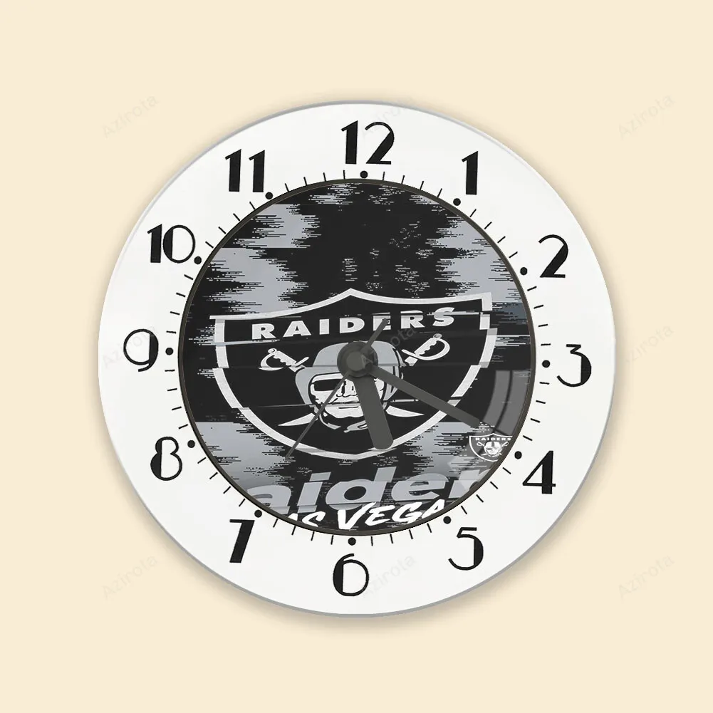 Las Vegas Raiders Logo Art26 Alarm Clock
