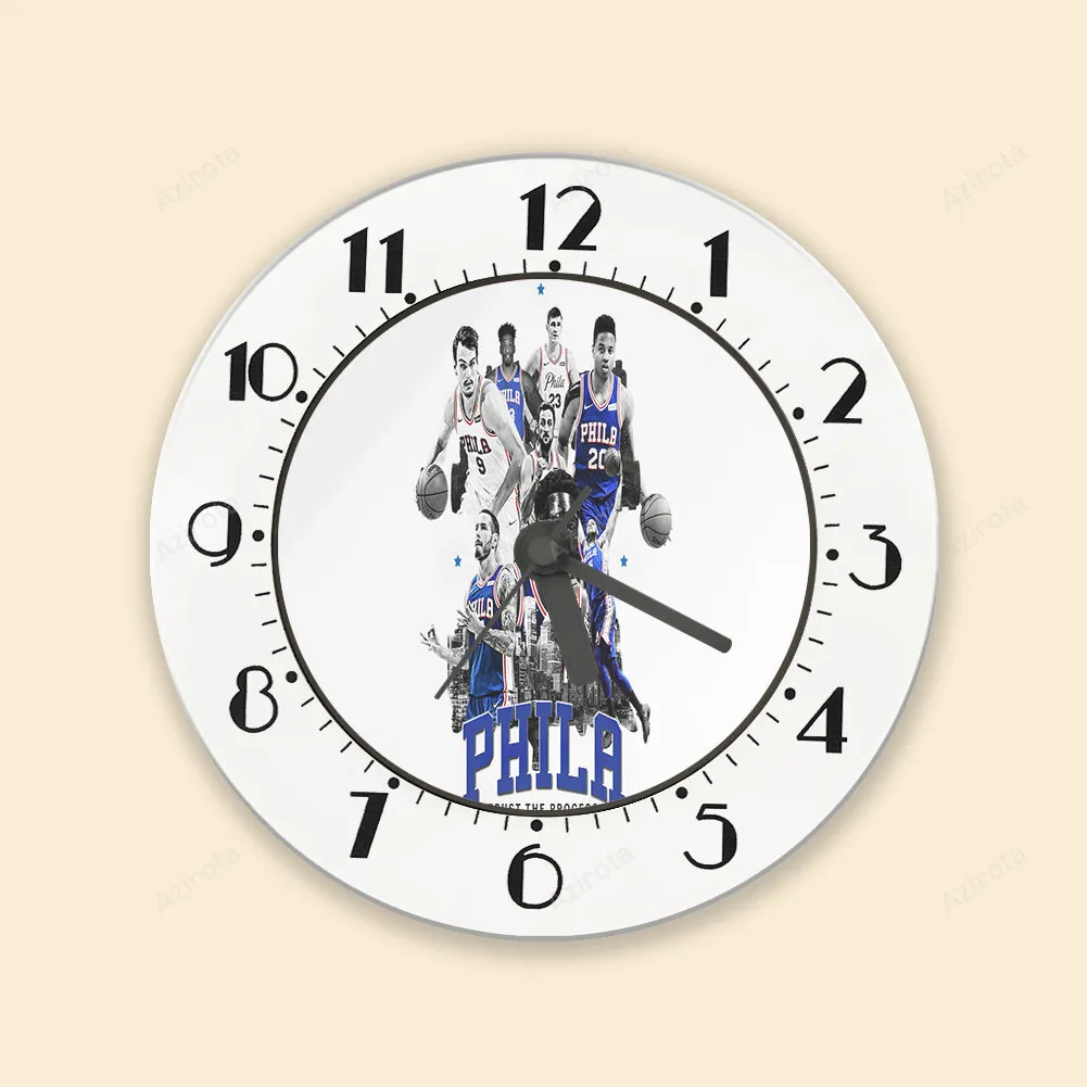 Philadelphia 76ers Trust The Process Alarm Clock