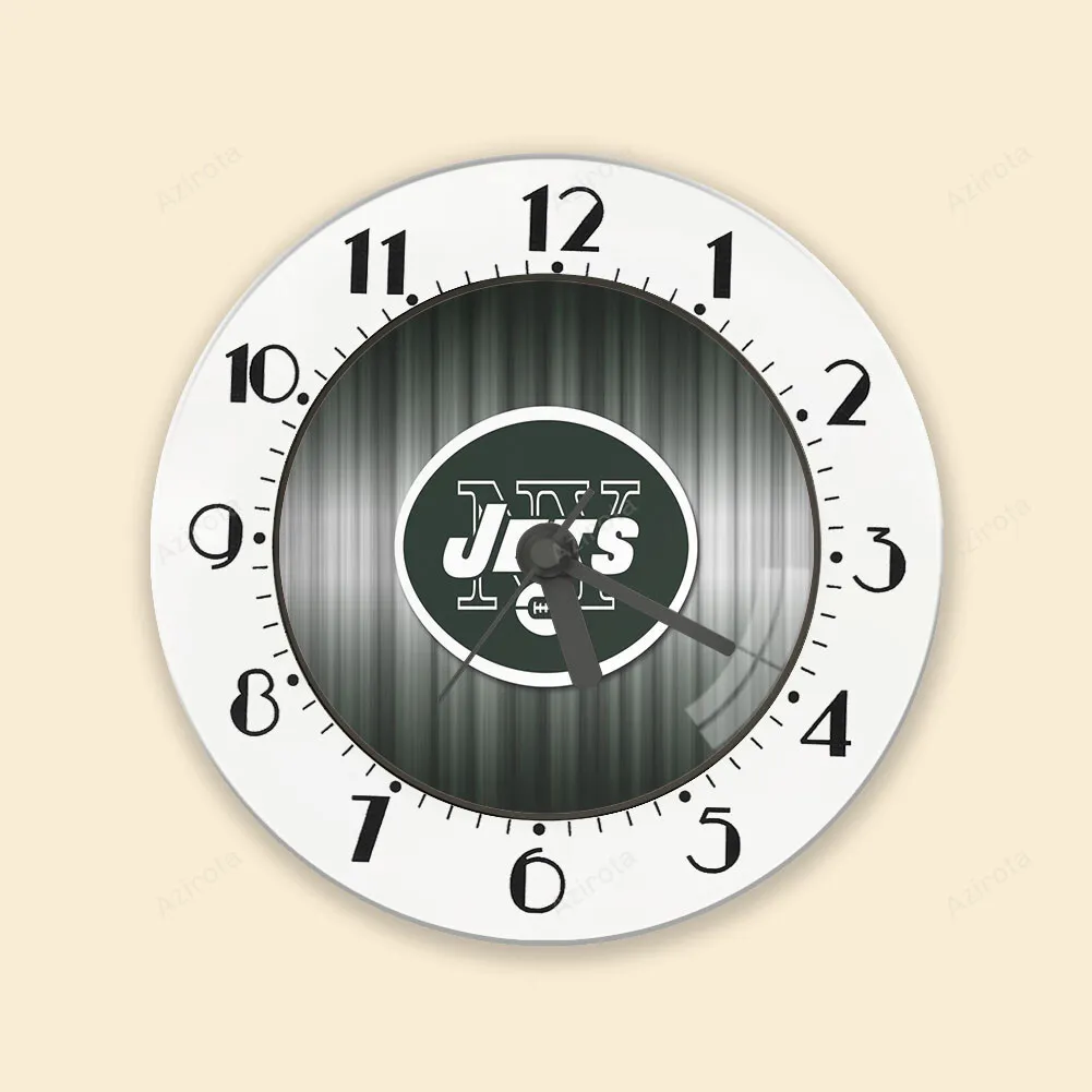 New York Jets Emblem v16 Alarm Clock
