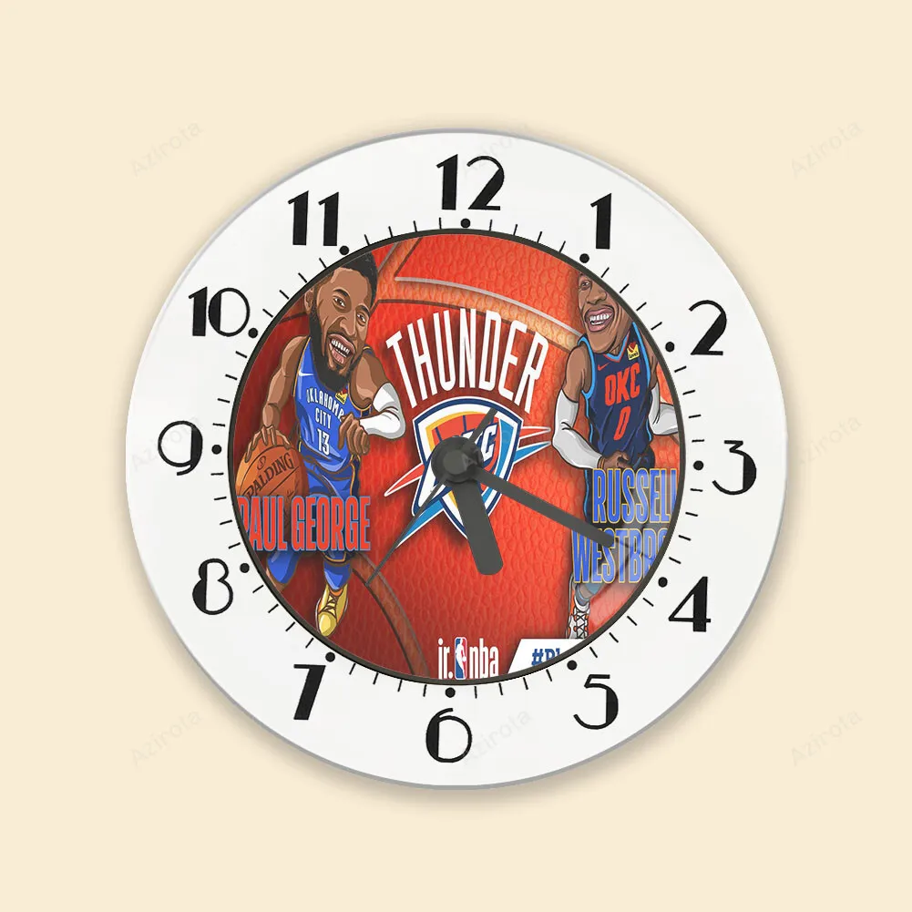 Oklahoma City Thunder Paul George And Russel Westbrook Alarm Clock