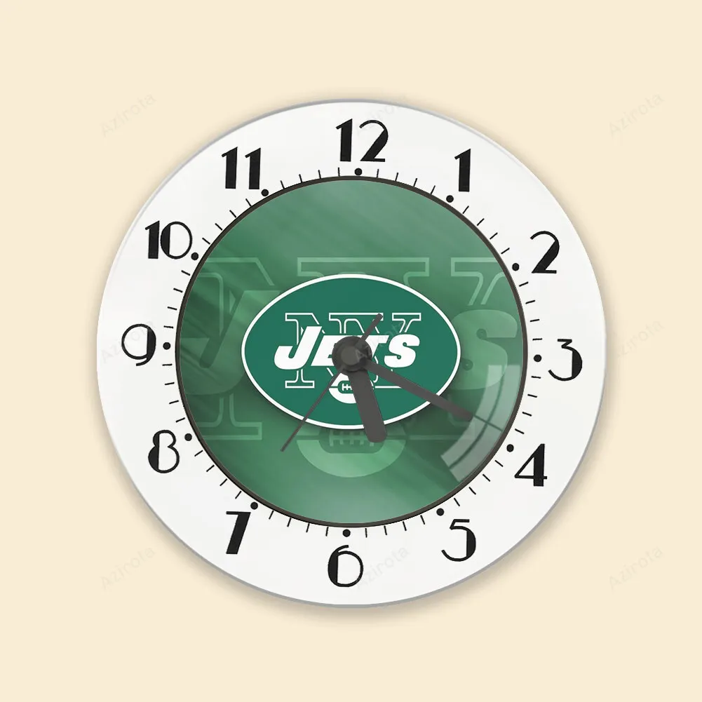 New York Jets Emblem v20 Alarm Clock