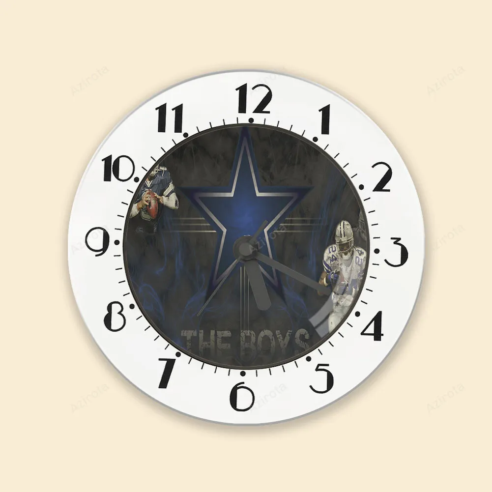 Dallas Cowboys Players Star Smoke Alarm Clock