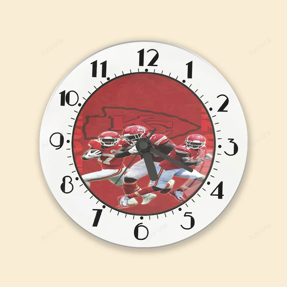 Kansas City Chiefs Team v11 Alarm Clock